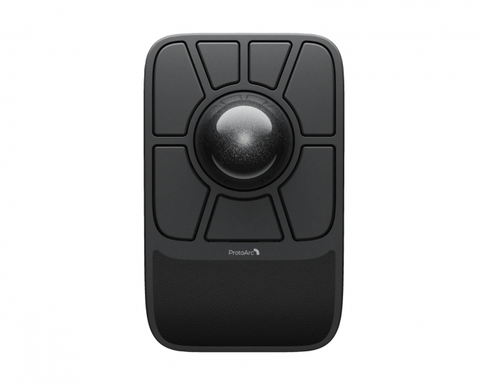 ProtoArc EM06 Tilpassbar Trackball Mus - Svart