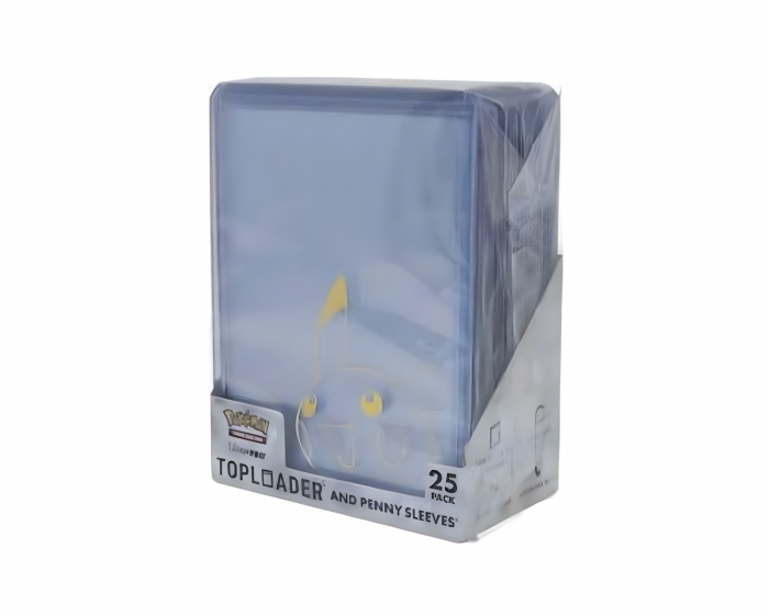 Ultra Pro Pikachu Toploader og Penny Sleeves-kombinasjon (25-pakning)