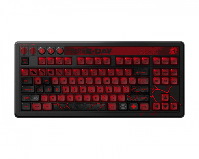8Bitdo Retro 87 Mekanisk Tastatur ANSI - Gears of War E-Day Edition