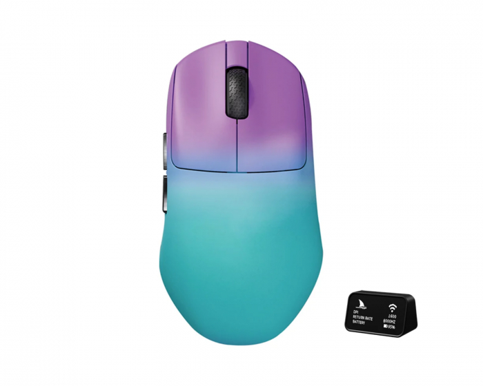Darmoshark N7 Max Trådløs Gamingmus - Lilla