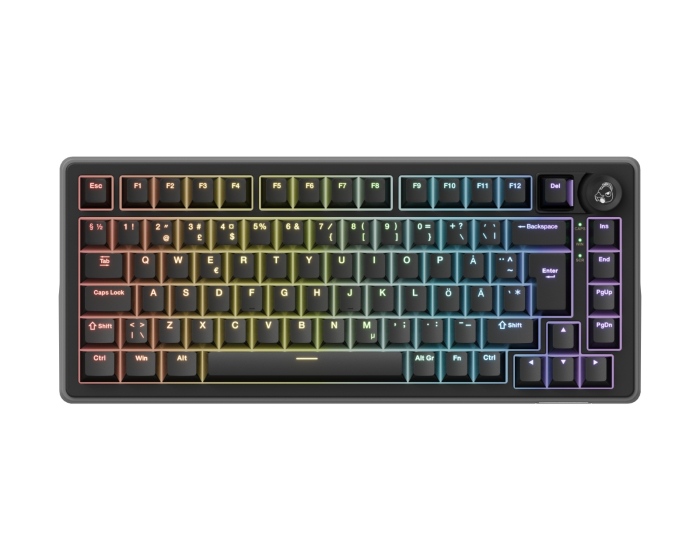 Ducky OK-HE-75 - 75% Mekanisk tastatur - Nordisk ISO - [Haimu HE-bryter]