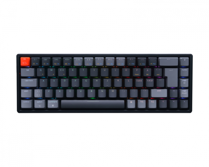 Keychron K6 RGB Trådløs Hotswap Tastatur [Gateron Brown] (DEMO)