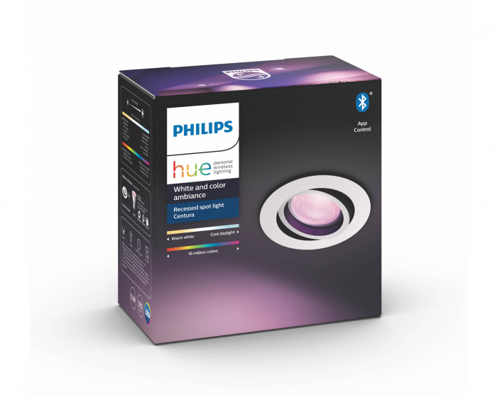 Philips Hue Centura, Rund Lampe Innfelt Spotlight - Hvid (DEMO)