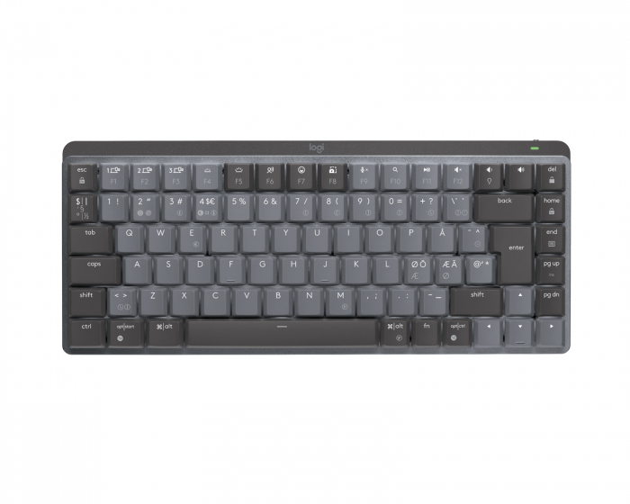 Logitech MX Mechanical Mini Trådløs Low Profile Tastatur [Linear] - Graphite (DEMO)