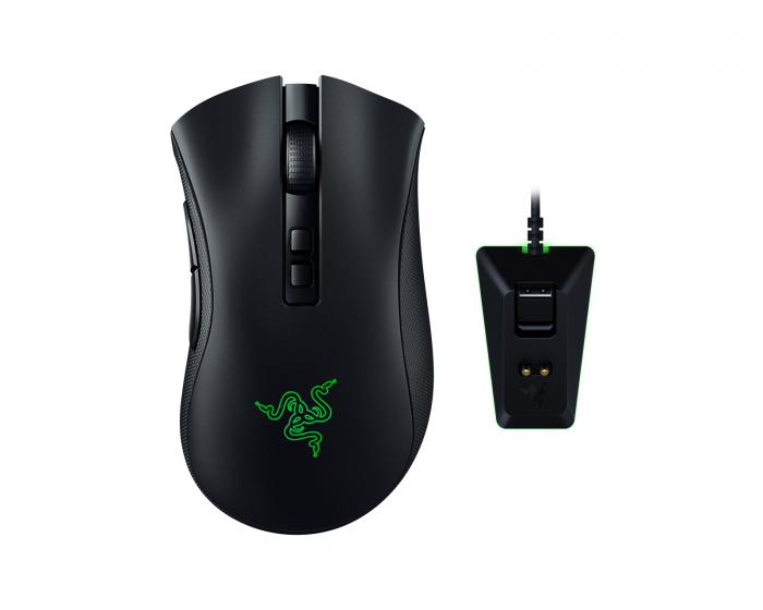 Razer DeathAdder V2 Pro & Dock Trådløs Gaming Mus - Svart (DEMO)