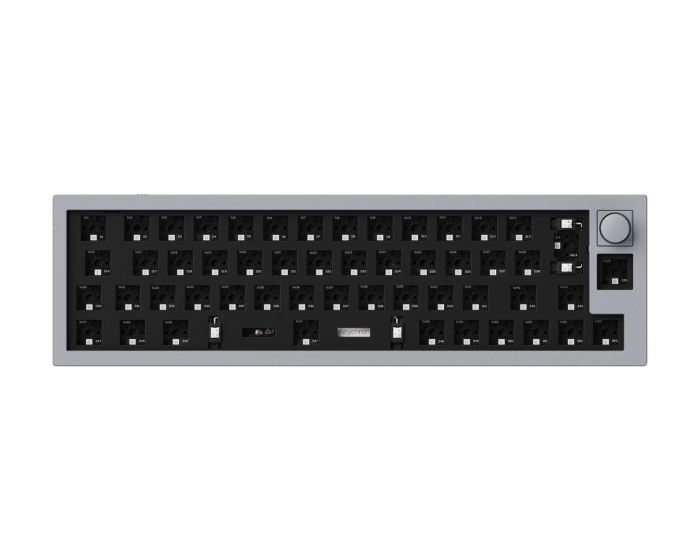 Keychron Q9 QMK 40% ISO Barebone Knob Version RGB Hot-Swap - Grå (DEMO)