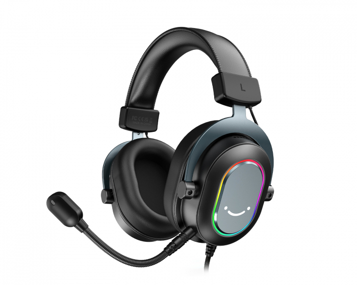 Fifine H6 USB 7.1 Gaming Headset RGB - Svart (DEMO)