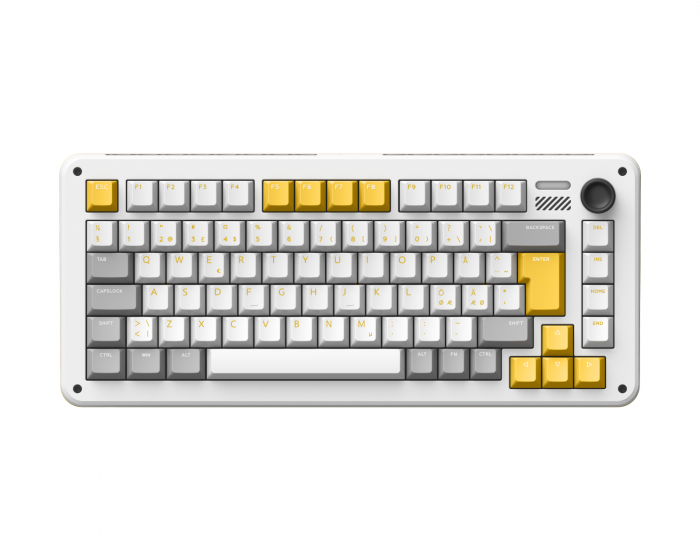IQunix ZX75 Gravity Wave 75% Trådløst Hotswap RGB-Tastatur [Cherry Brown] (DEMO)