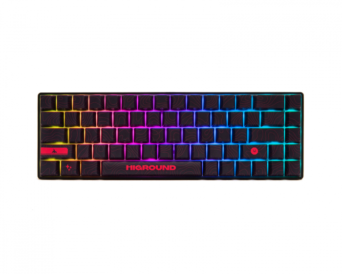 Higround LAVAROCK Base 65 Hotswap Gaming Tastatur - ANSI [White Flame] (DEMO)
