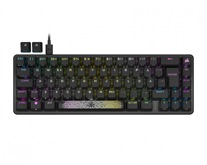 Corsair K65 Pro Mini RGB Gaming Tastatur [Corsair OPX] - Svart (DEMO)