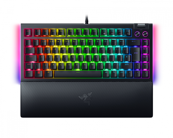 Razer BlackWidow V4 75% Tastatur [Razer Orange Tactile] - US (ISO) (DEMO)