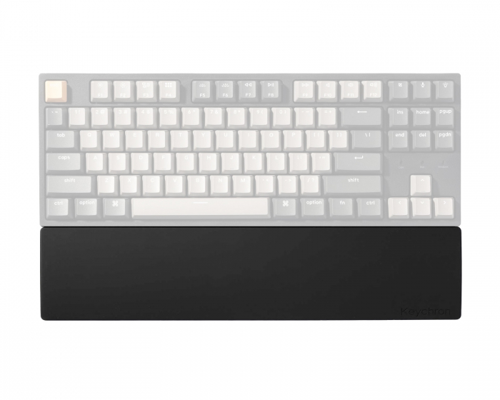 Keychron Silikon Palm Rest til K8/K8 Pro/C1/C1 Pro - Svart Håndleddsstøtte (DEMO)