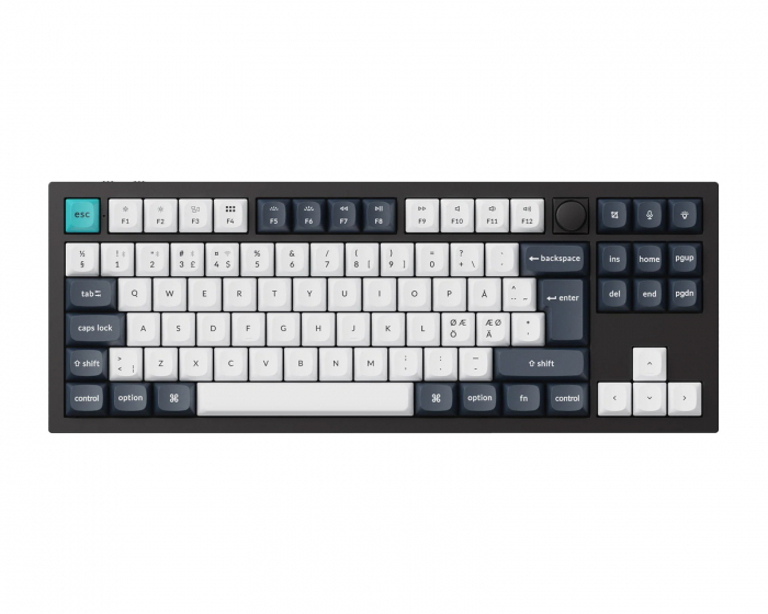 Keychron Q3 Max QMK TKL Trådløst Mekanisk Tastatur [Gateron Jupiter Banana] - ISO (DEMO)