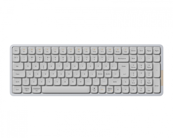 Lofree Flow100 96% Low-Profile RGB Mekanisk Tastatur [Kailh Ghost] - Hvit (DEMO)