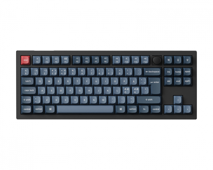 Keychron V3 Max TKL QMK RGB Hotswap Trådløst Tastatur [Gateron Jupiter Brown] - ISO (DEMO)