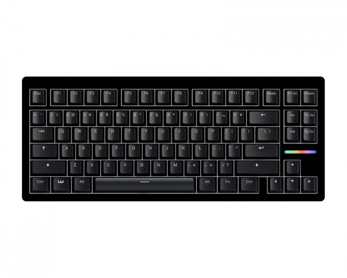 Wooting 80HE 80% Tastatur Zinc Alloy Svart - ANSI (DEMO)