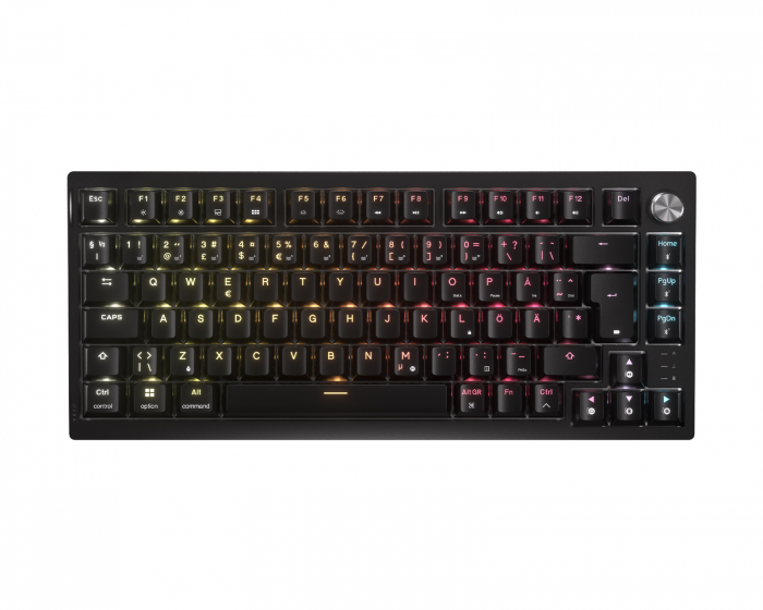 Corsair K65 Plus 75% Trådløs Mekanisk Gaming Tastatur [MLX Fusion] - Svart (DEMO)