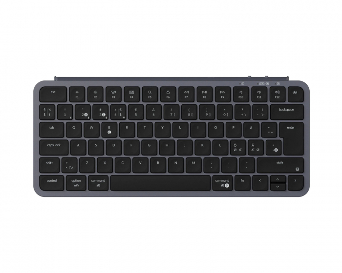 Keychron B1 Pro Ultra-Slim Trådløst Tastatur - Space Gray - ISO (DEMO)