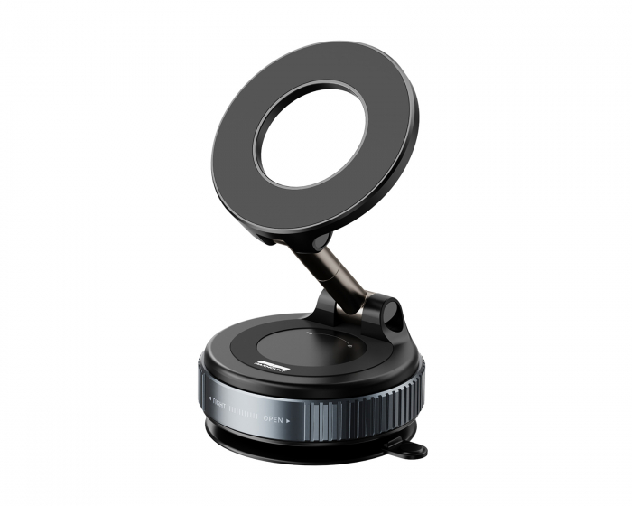 MaxMount Vakuum Telefonholder med magnetisk ring - Svart (DEMO)