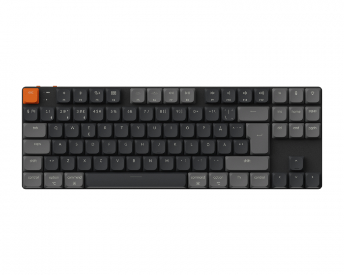 Keychron K1 V6 QMK RGB Hot Swap Aluminium Tastatur [Gateron Low Profile 2.0 Brown] (DEMO)