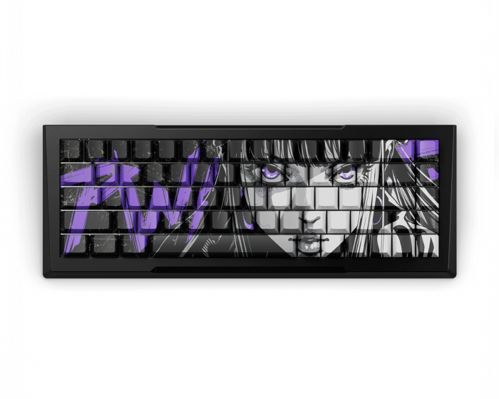 Pwnage Zenblade 65 V2 – Hall Effect Gaming Tastatur Nyomi Purple Edition ANSI – Svart (DEMO)