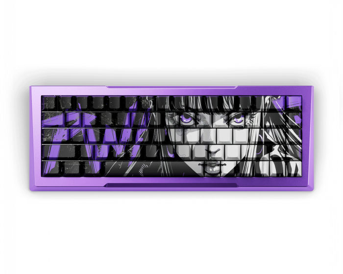 Pwnage Zenblade 65 V2 – Hall Effect Gaming Tastatur Nyomi Purple Edition ANSI – Lilla (DEMO)