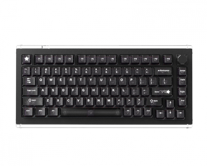 DrunkDeer A75 Master - Hall Effect Gaming Tastatur ANSI - Obsidian Black [TTC POM] (DEMO)