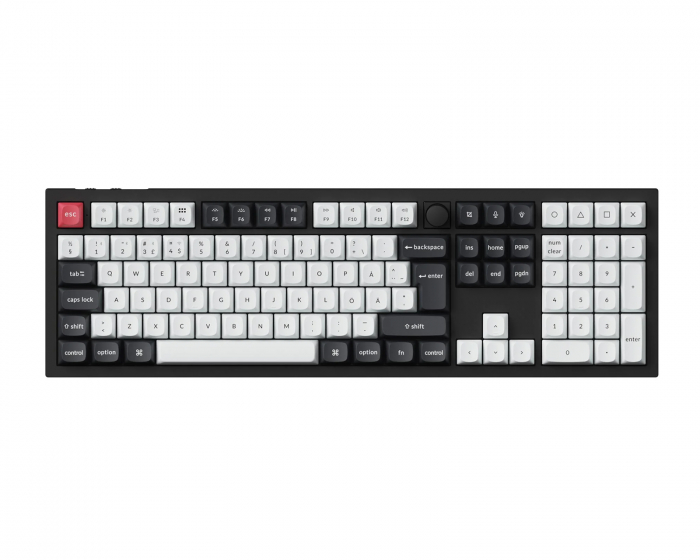 Keychron Q6 HE RGB Hotswap ISO Tastatur [Nebula Linear] - Svart (DEMO)