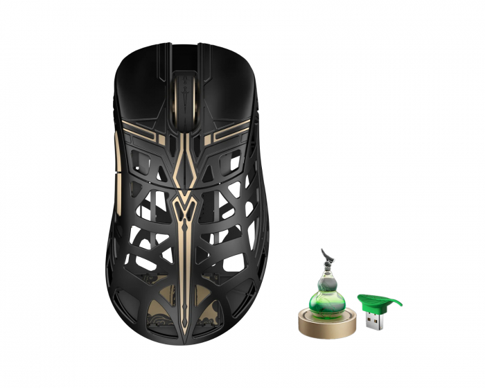 WLMouse x The Swords Magnesium Trådløs Gamingmus [OMRON] - Svart (DEMO)