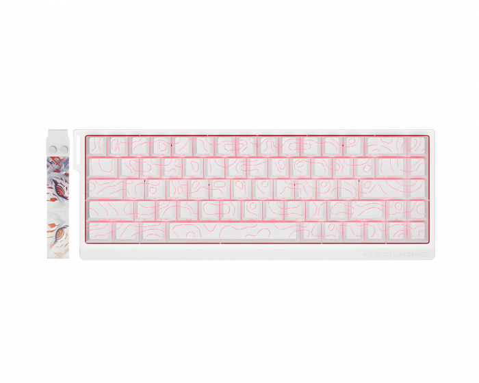 FGG MAD68 Flagship HE V2 ANSI Tastatur [TTC Magneto] - Hvit (DEMO)