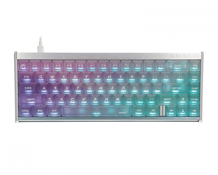 IPI Aurora 65 HE Tastatur - Sølv/Blå (DEMO)