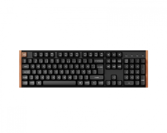 Keychron K10 HE SE Trådløst QMK Tastatur [Gateron 2.0 Purple Magnetic Switch] - Wood Black (DEMO)