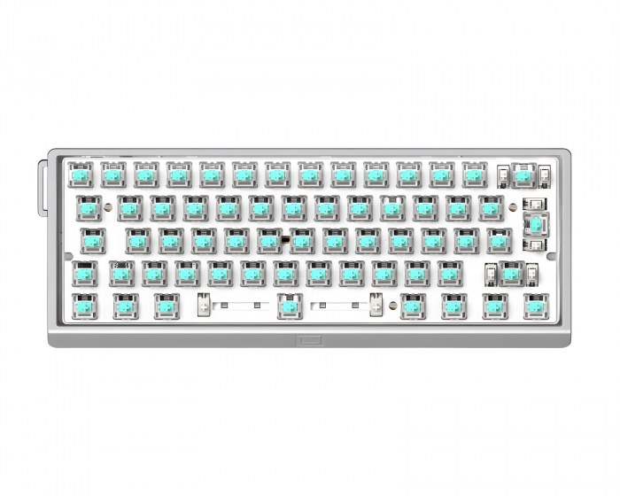 Wooting 60HE V2 Tastatur - ISO Non Split Spacebar - Sølv Aluminium (DEMO)