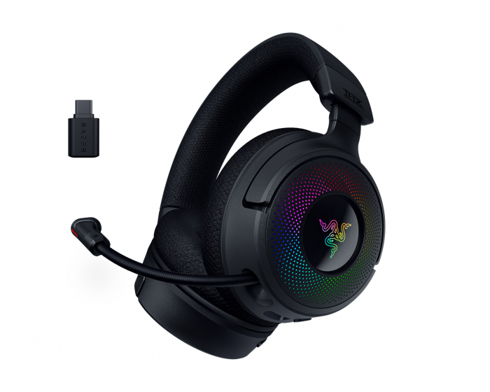 Razer Kraken V4 Trådløs Gaming Headset - Svart (Refurbished)