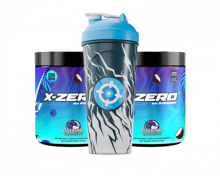 X-Gamer X-Zero Blueberry & Coconut - 2 x 100 Porsjoner