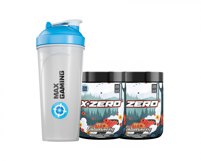 X-Gamer X-Zero Cloudberry - 2 x 100 Porsjoner + Shaker
