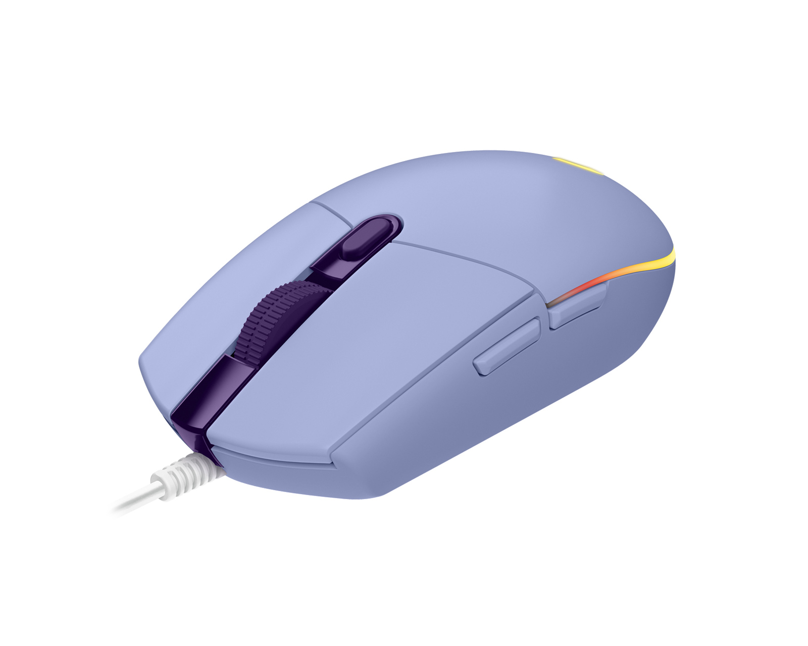 Kjøpe Logitech G203 Lightsync Gaming Mus Lilac på MaxGaming.no Kjøpe Logitech G203 Lightsync Gaming Mus Hvit på MaxGaming.no
