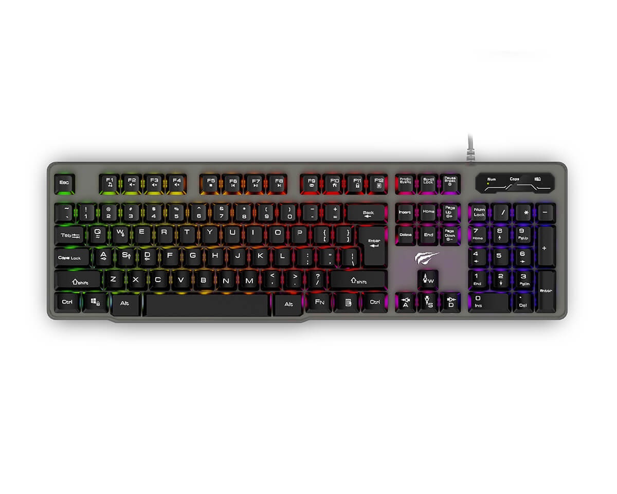 Kjøpe Havit Gaming Tastatur Backlit på MaxGaming.no Kjøpe Havit KB473L Gaming Tastatur på MaxGaming.no