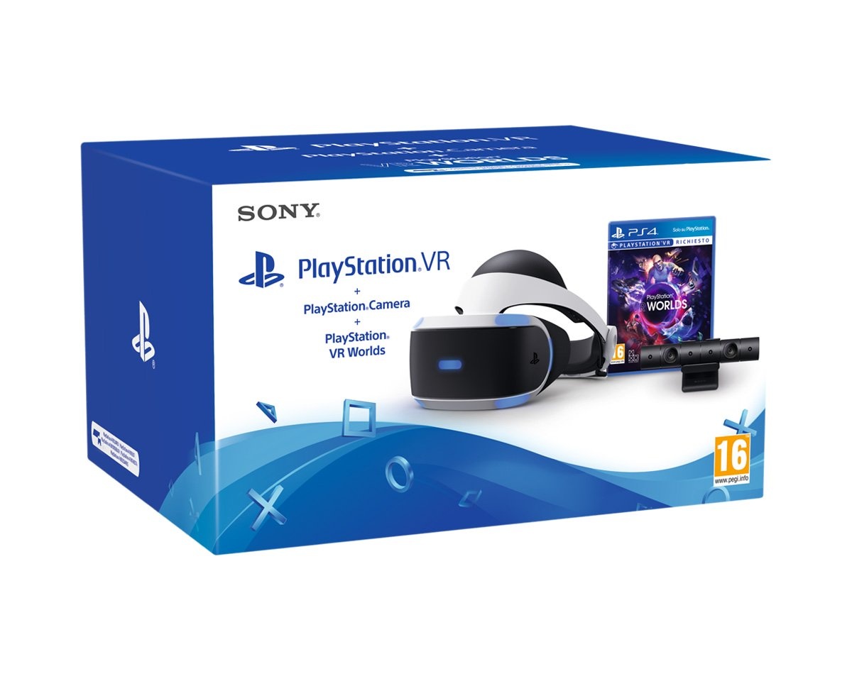 Kjøpe Sony Playstation VR (inkl. Kamera) + VR Worlds på Kjøpe Sony Playstation VR Mega Pack 2 + 5 st spel (inkl