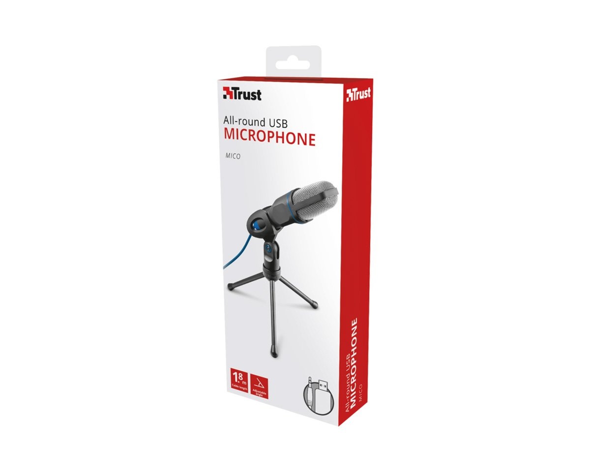 Kjøpe Trust Mico USB Mikrofon på MaxGaming.no Kjøpe Trust Mico USB Mikrofon på MaxGaming.no