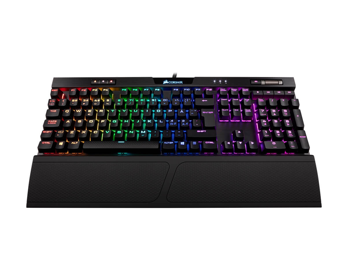Kjøpe Corsair Gaming K70 RGB MK.2 Rapidfire Tastatur [MX Corsair Gaming K70 Rapidfire Red EU Gamingtastatur