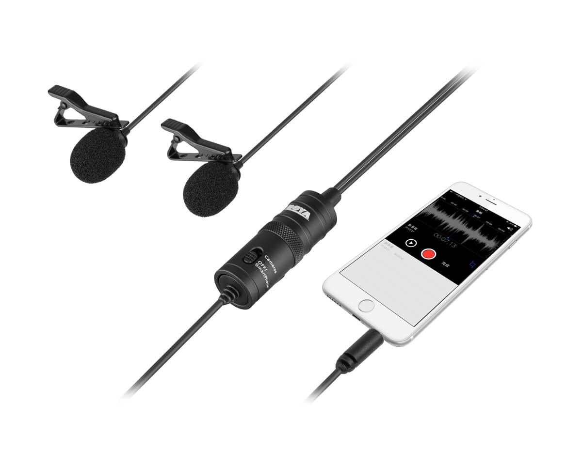 Kjøpe BOYA Lavalier Dual Myggmikrofon 3,5mm 4m på MaxGaming.no Kjøpe BOYA Lavalier 3,5mm Myggmikrofon 6m på MaxGaming.no