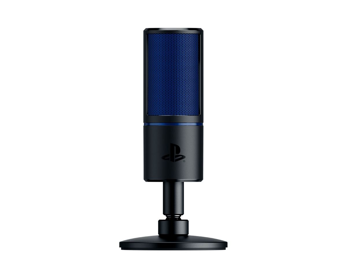 Kjøpe Razer Seiren X Streaming Mikrofon for PS4 på MaxGaming.no Razer Seiren X USB Digital Microphone and Headphone