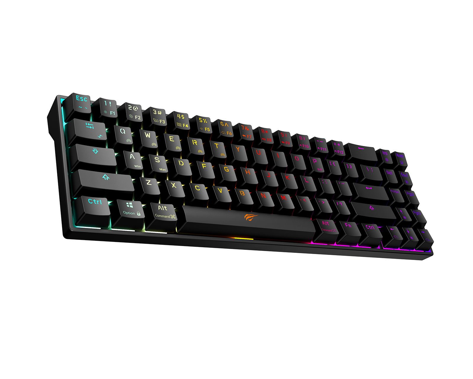 Kjøpe Havit KB496L Ultra Compact Gaming Tastatur [Outemu Kjøpe Havit KB496L Ultra Compact Hvit Gaming Tastatur