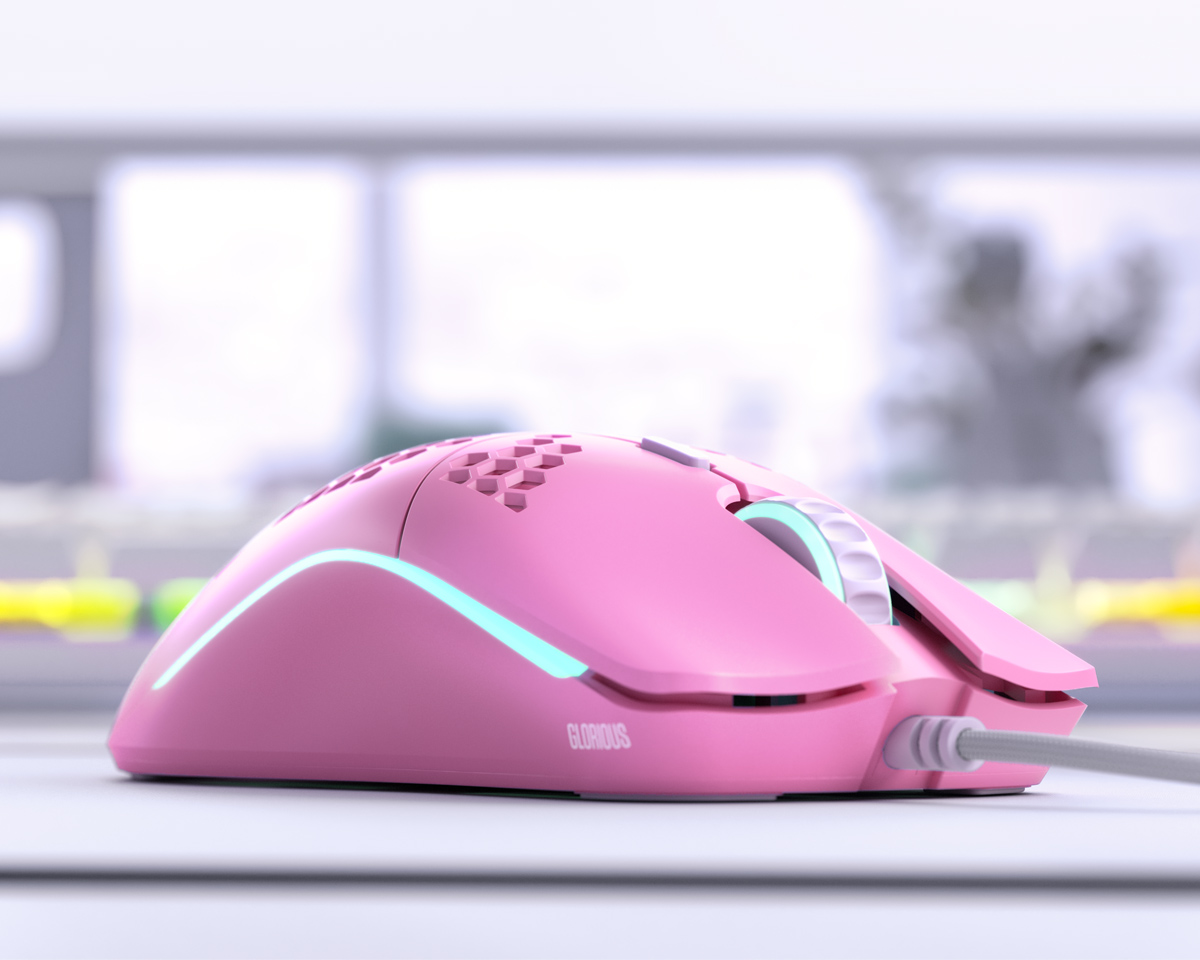 Kjøpe Glorious Model O Gaming Mus Rosa Limited Edition på Kjøpe Glorious Model O Gaming Mus Rosa Limited Edition på
