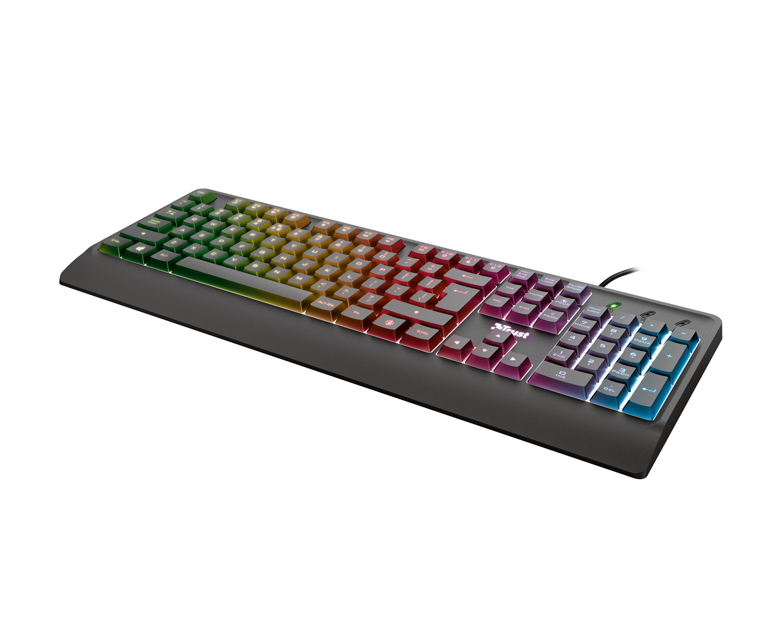 Kjøpe Trust Ziva Gaming Rainbow LED Tastatur på MaxGaming.no Kjøpe Trust Ziva Gaming Rainbow LED Tastatur på MaxGaming.no