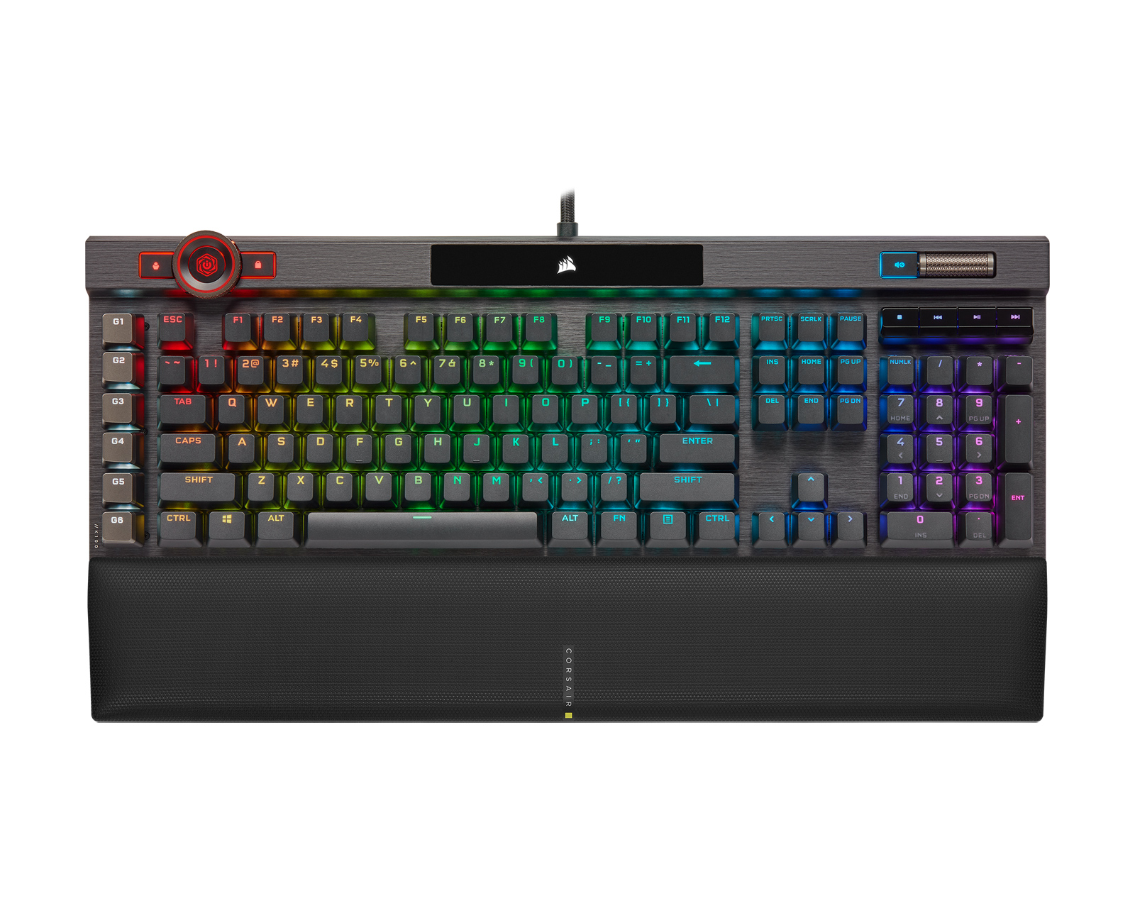 Corsair K100 Mekaniskt Tastatur RGB [MX Speed] - MaxGaming.no