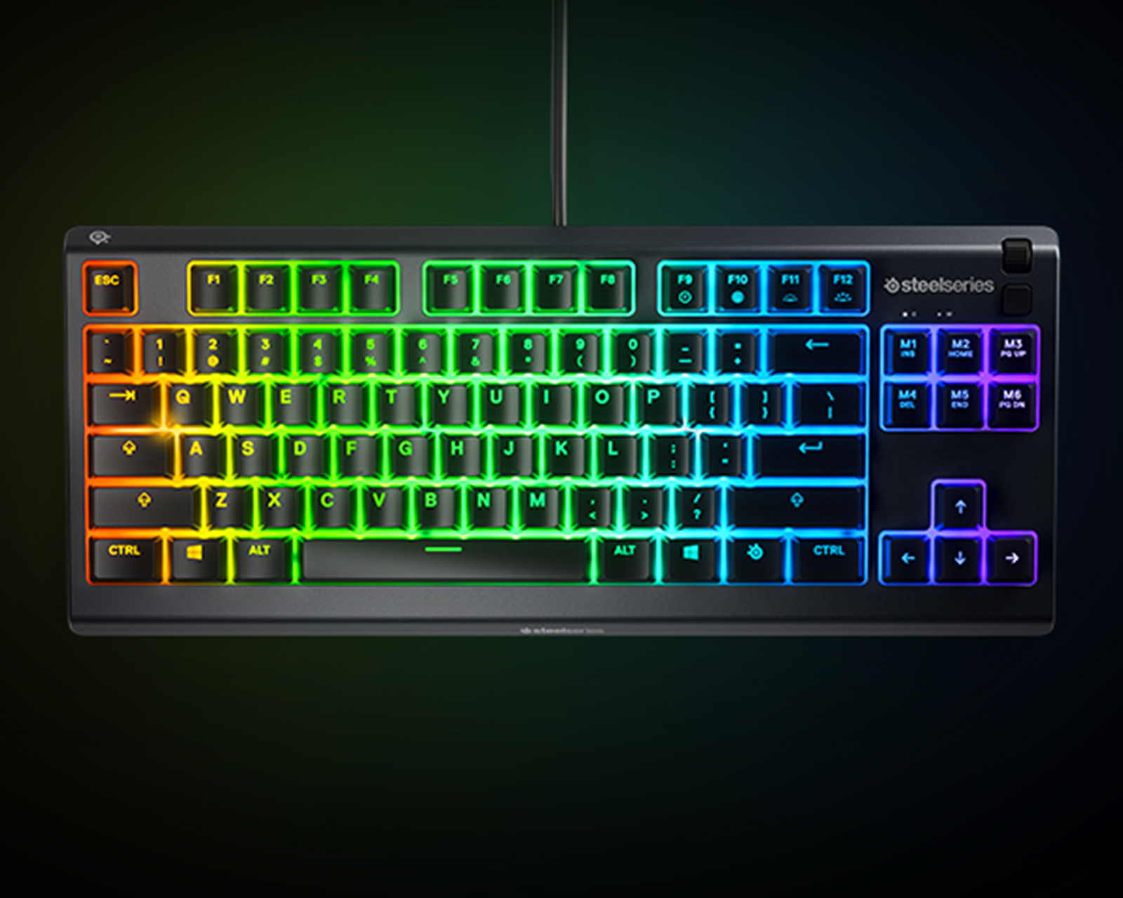SteelSeries Apex 3 TKL RGB Tastatur - MaxGaming.no