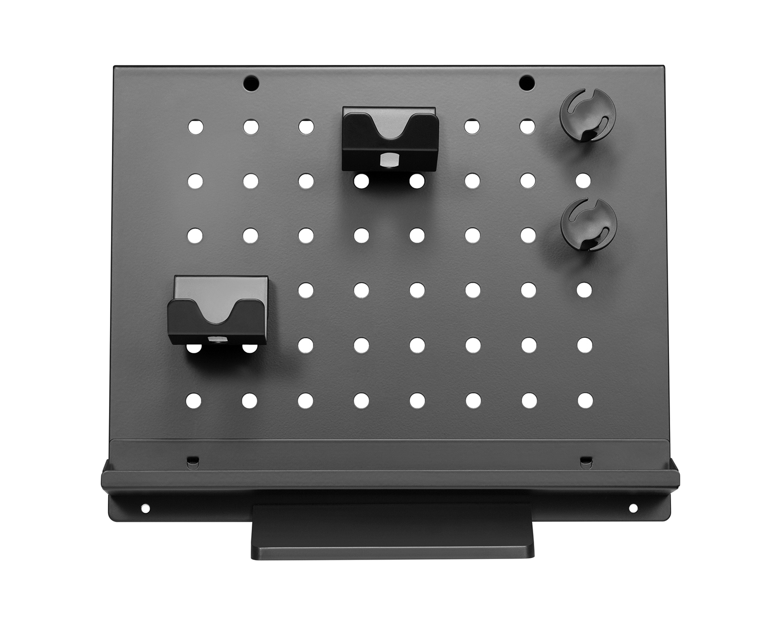 MaxMount Customizable Desk Organizer with Gaming Handle Holder Svart