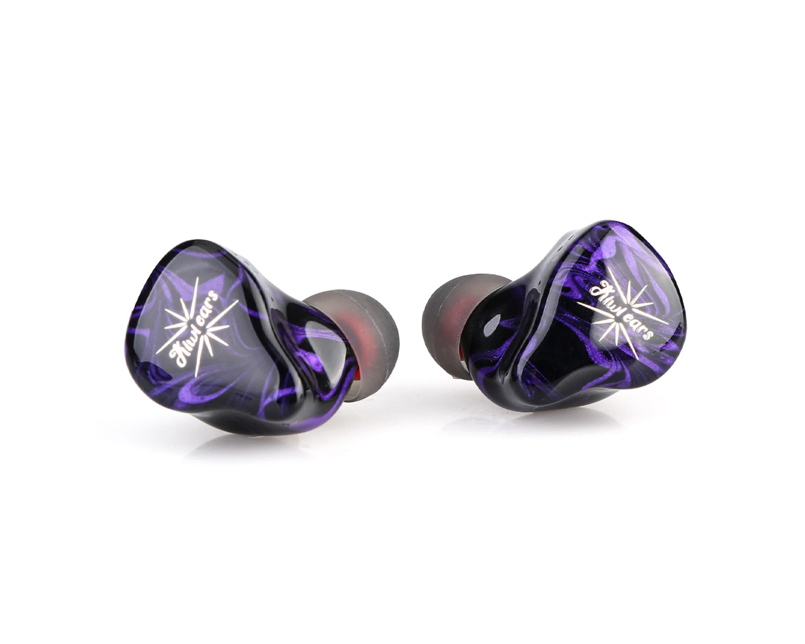 Kiwi Ears Quartet IEM Hodetelefoner - Lilla - MaxGaming.no